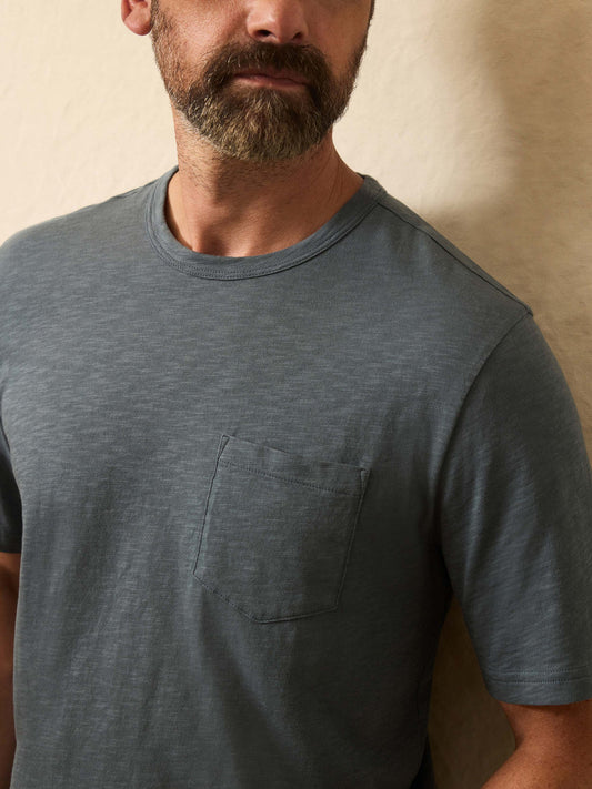 Sunwashed Pocket Tee | Rough Waters