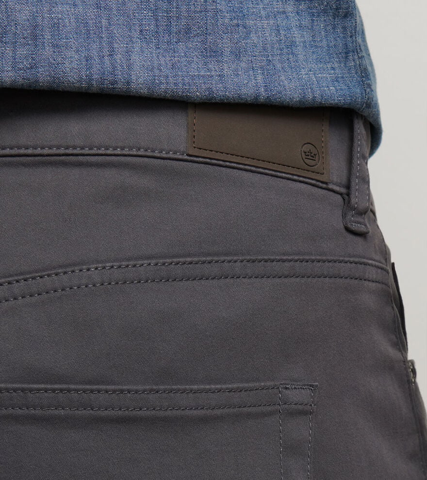 Signature Sateen Five-Pocket Pant | Iridium