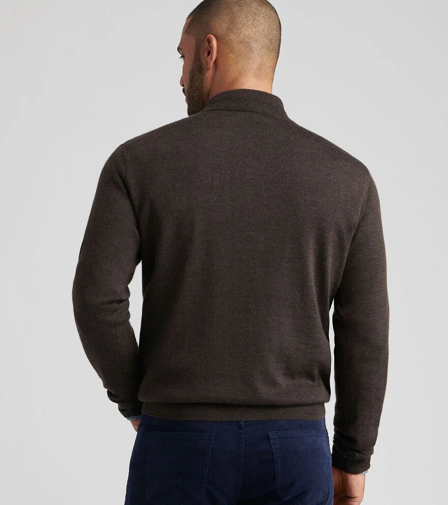 Autumn Crest Suede Trim 1/4 Zip | French Press