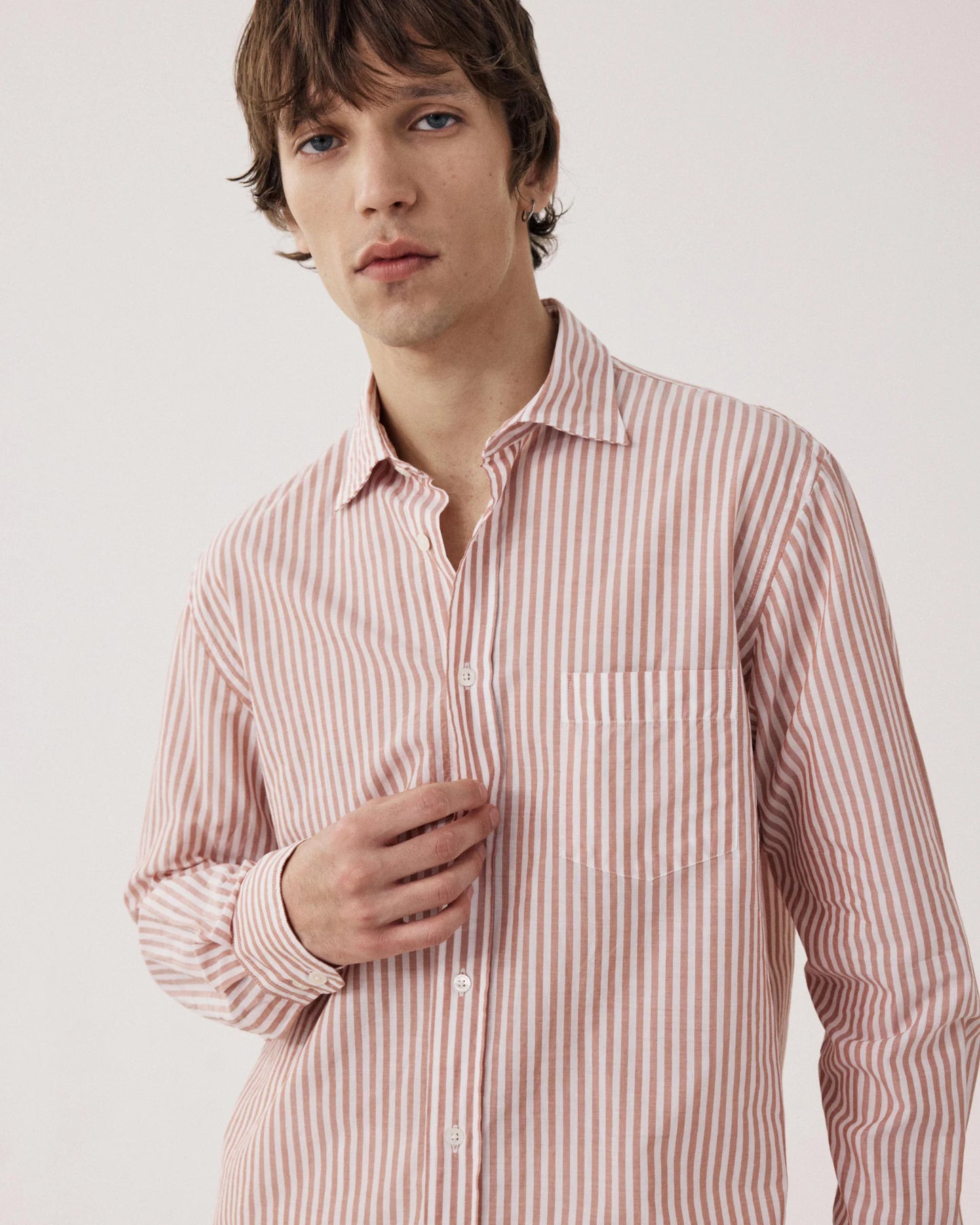 Paul Shirt | Orange & White