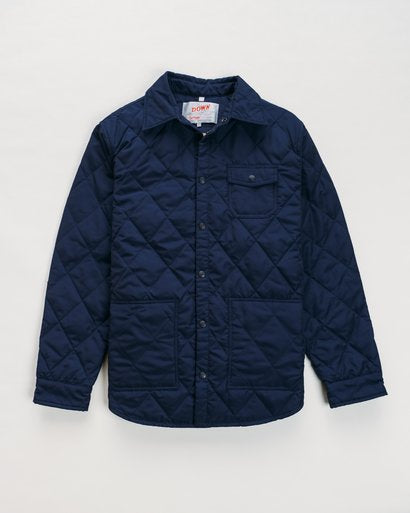 Down-Filled Quilted Shirt Jacket