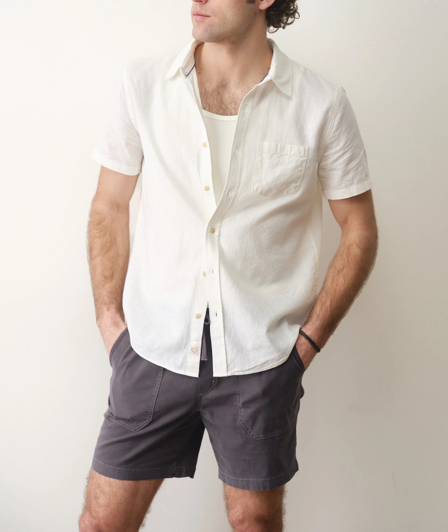 Better-Than-Linen Short Sleeve Shirt | White