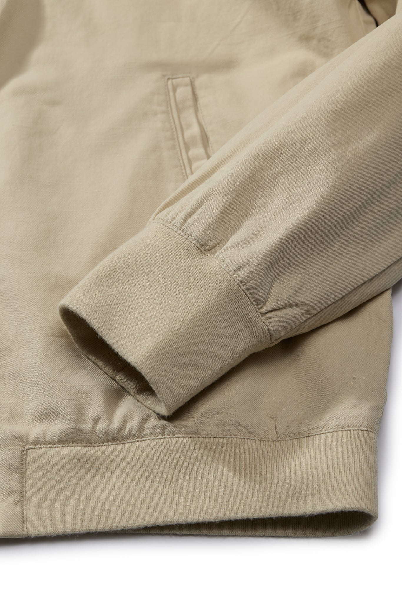 Conrad Cotton Linen Bomber | Light Khaki