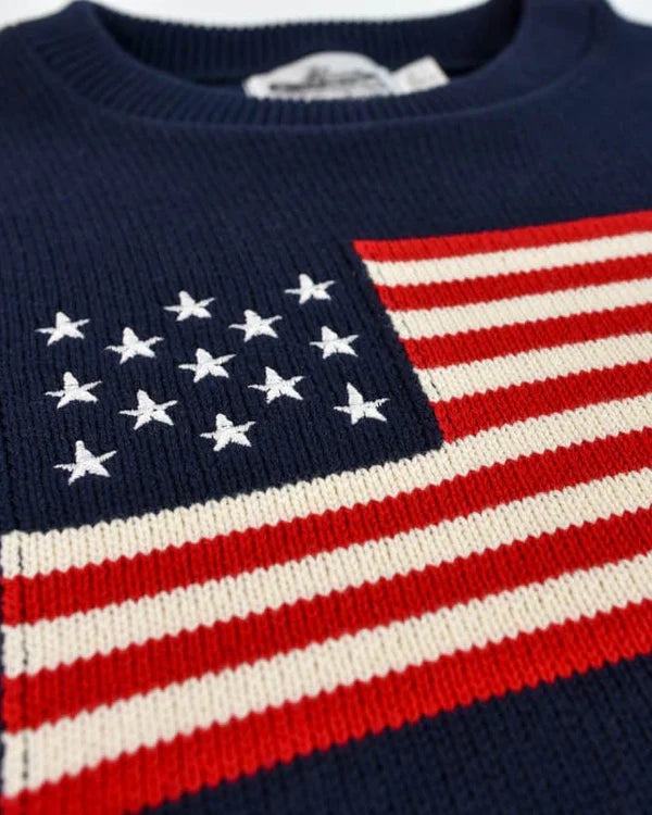American Flag Crewneck