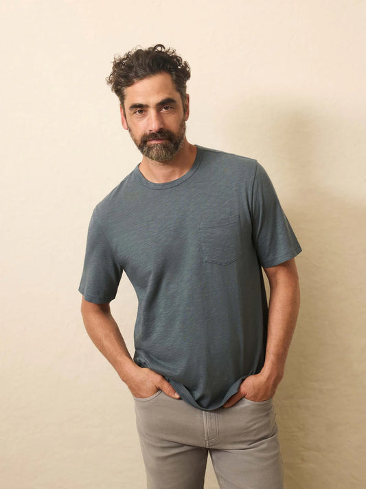 Sunwashed Pocket Tee | Rough Waters