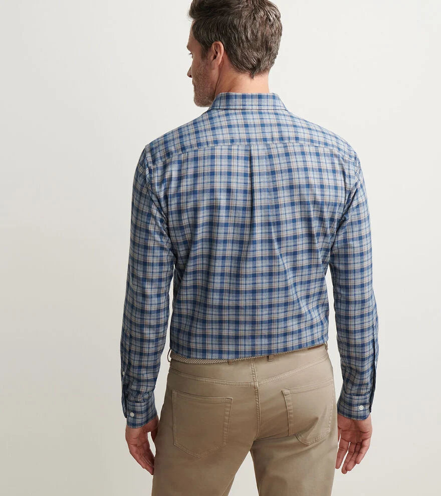 Whitecap Flannel Sport Shirt | Blue Haze