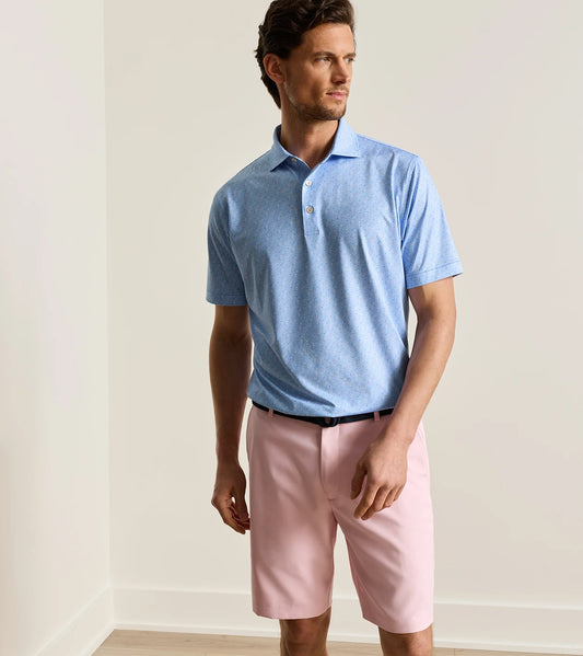 Rivington Perf Jersey Polo | Estate Blue