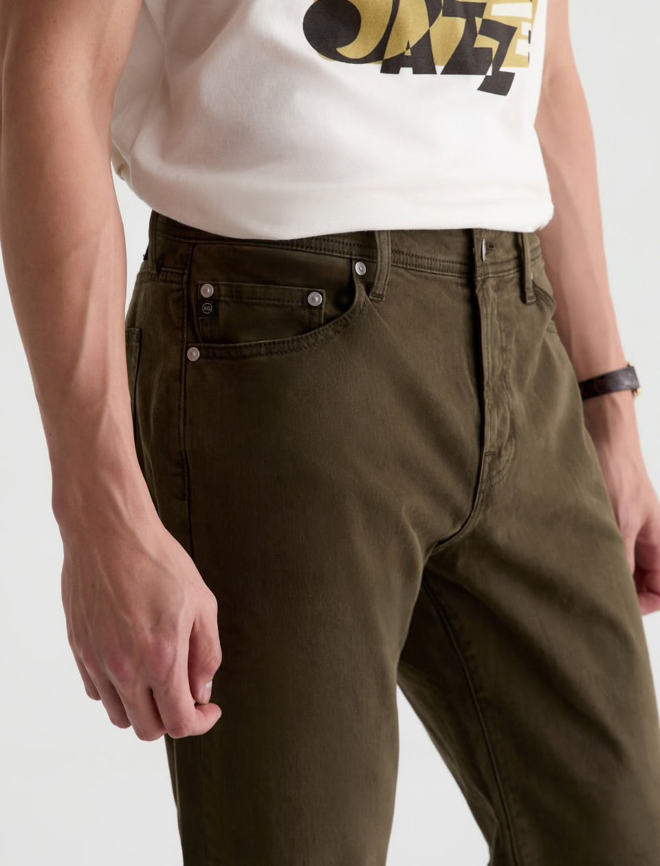 Everett Pant | Sulfur Dirty Olive