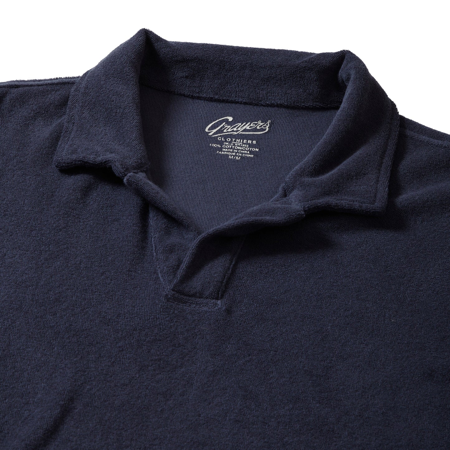 Riviera Terry Polo | Midnight Navy