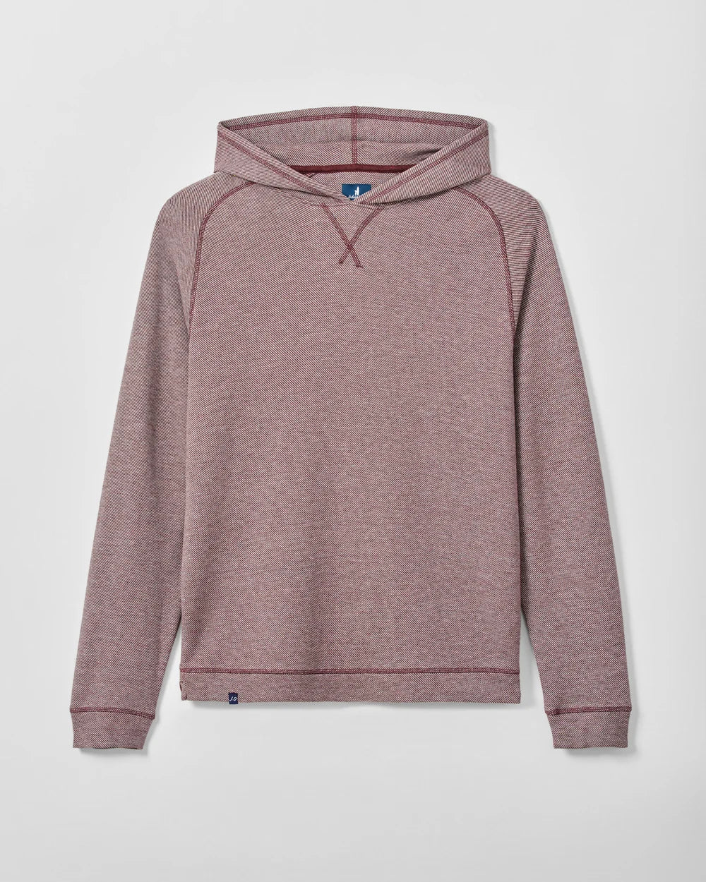 Cotton Blend Hoodie | Merlot