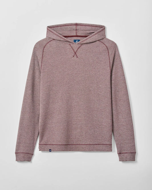 Cotton Blend Hoodie | Merlot