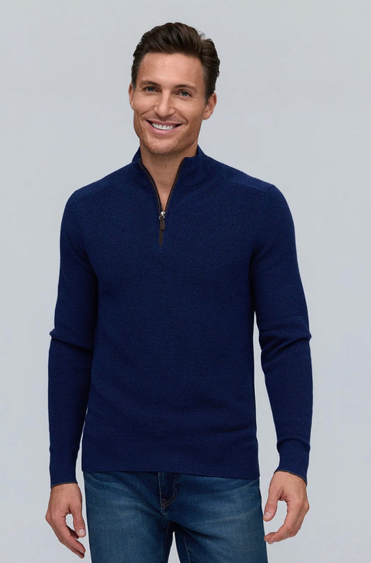 The Marlowe 1/4 Zip | Midnight