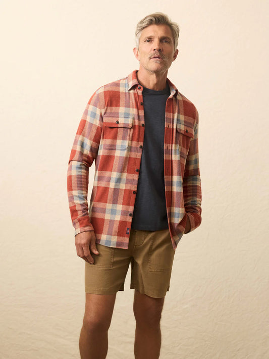Legend Sweater Shirt | Copper Falls Plaid