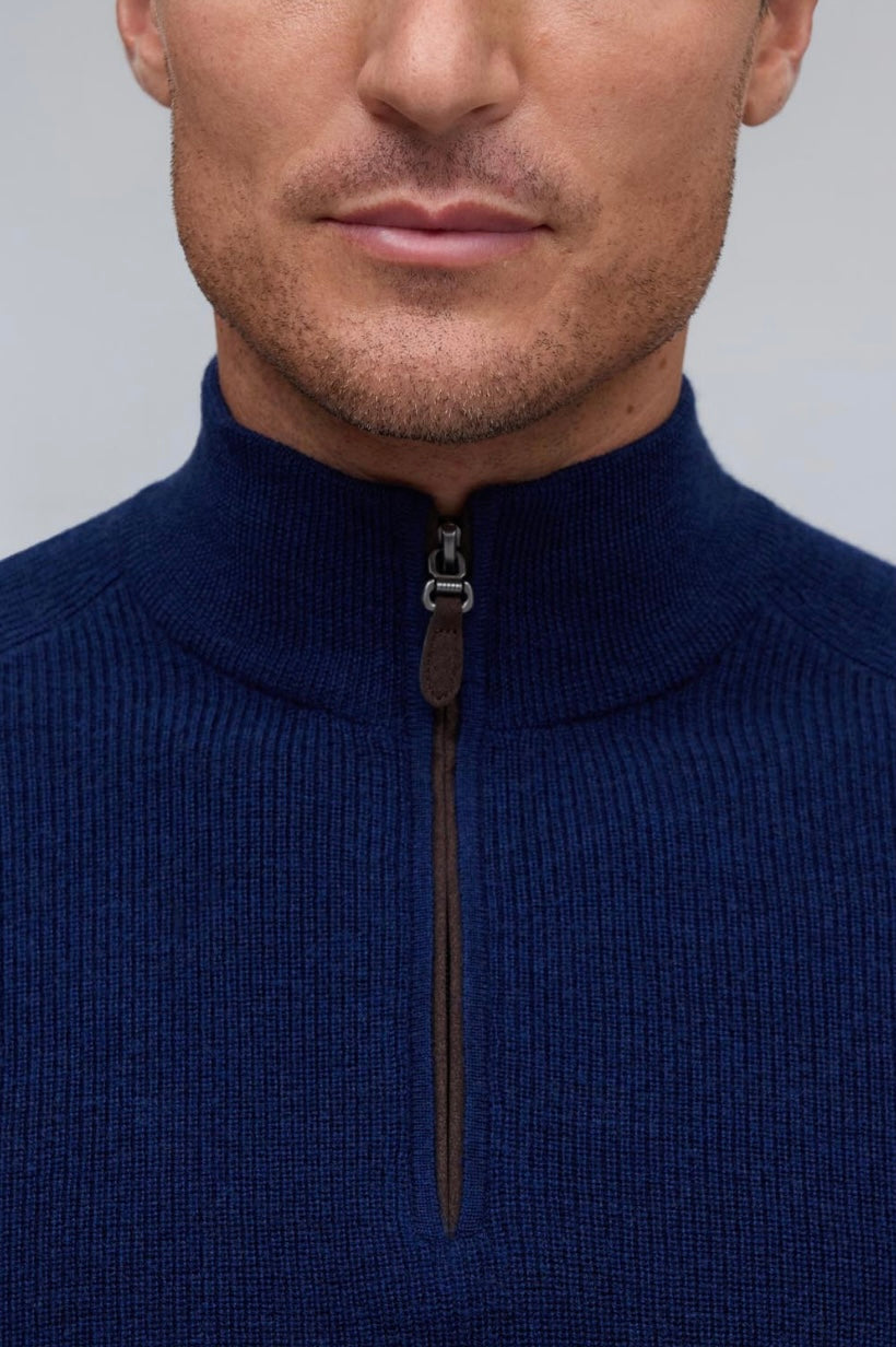 The Marlowe 1/4 Zip | Midnight