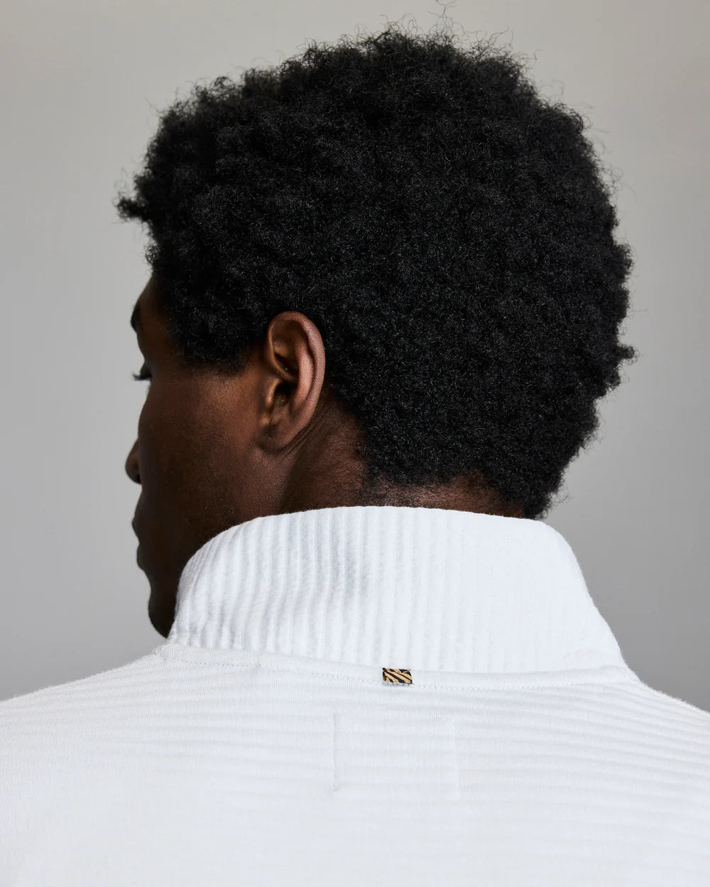 Quilted Half Zip | Beach Blue