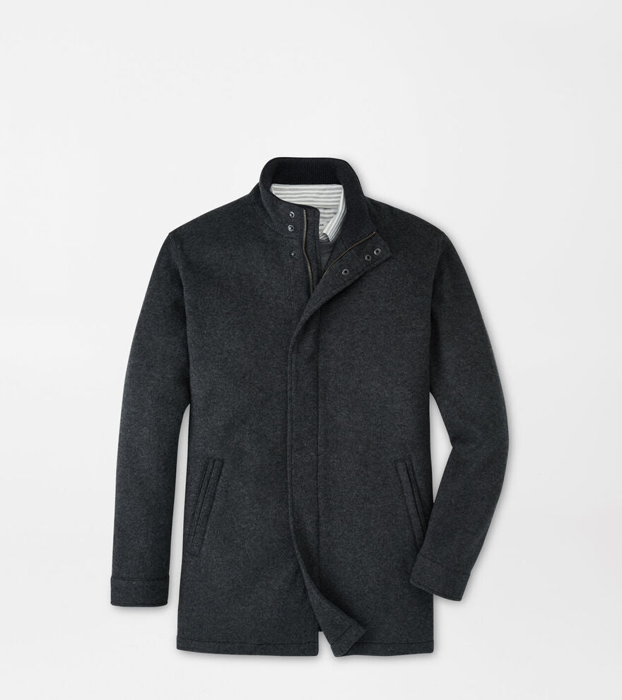 Crown Flex Merino City Coat | Iron