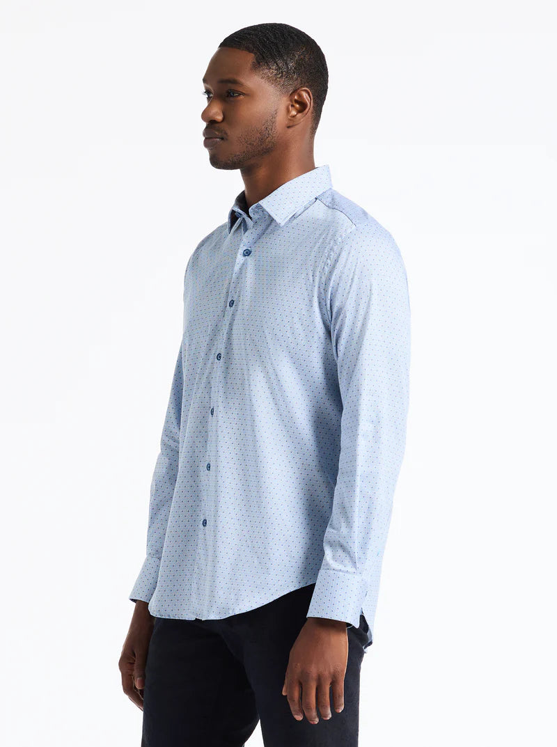 Clayton Long Sleeve Shirt | Blue