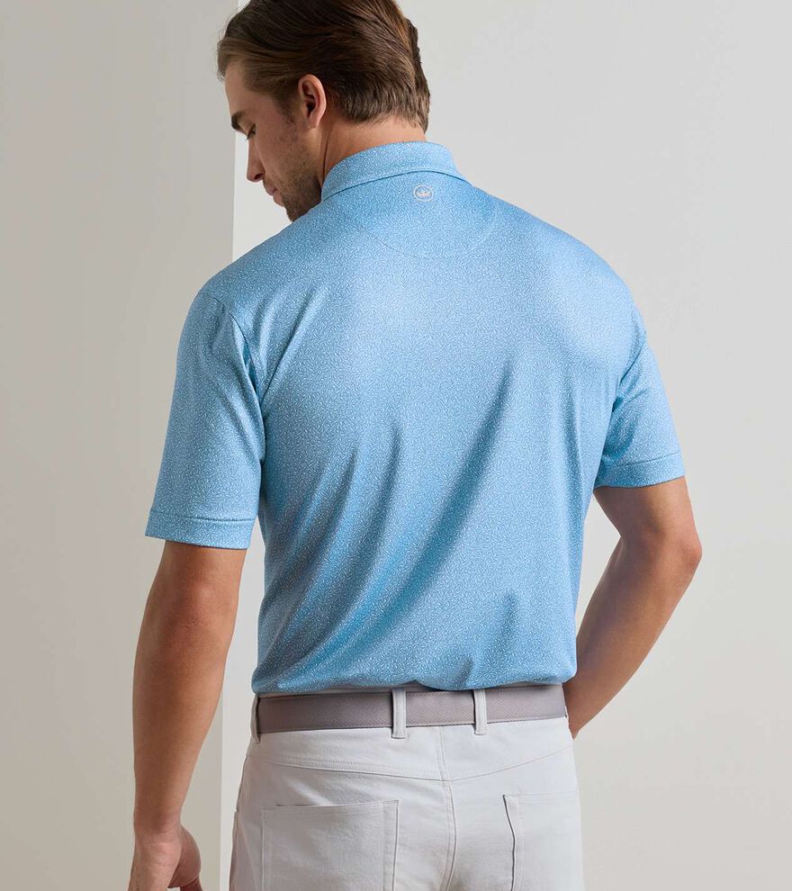 Magnolia Performance Jersey Polo | Cottage Blue