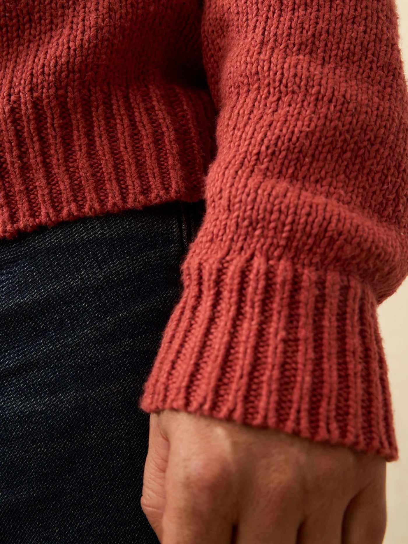 Heirloom Crewneck Sweater | Eclipse Red