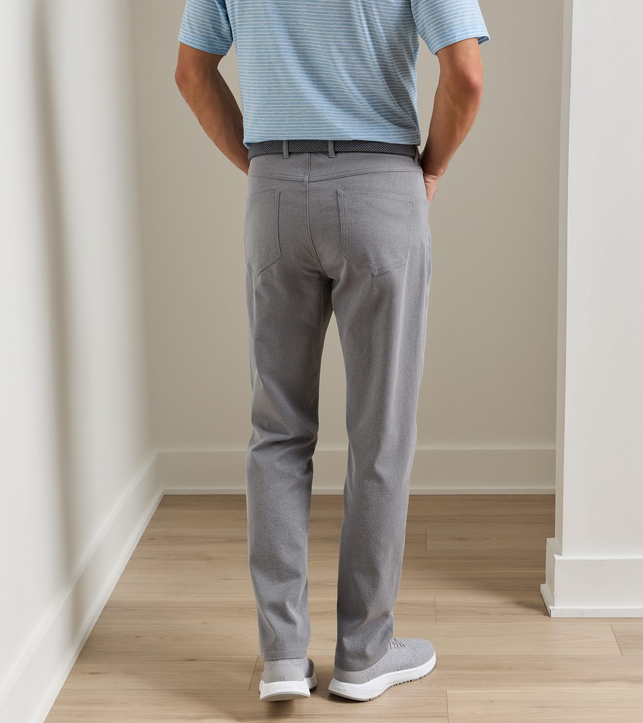 Eb66 Melange Performance Five-Pocket Pant | Smoke