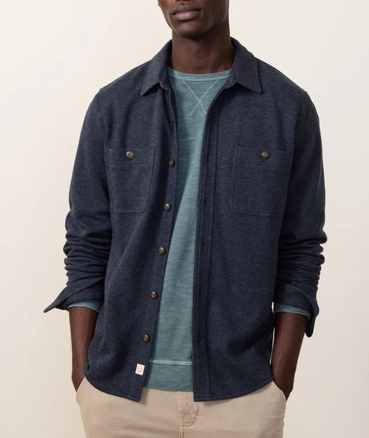 Pacifica Stretch Shirt | Navy