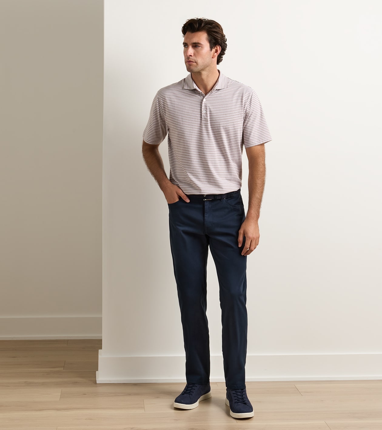 Signature Sateen Five-Pocket Pant | Midnight Navy