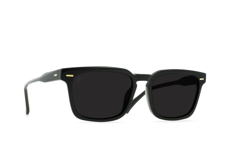 Adin Polarized Sunglasses | Recycled Black/Dark Smoke