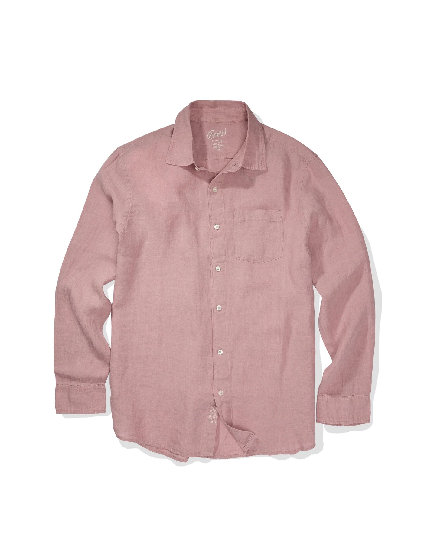 Positano Linen Shirt | Canyon Rose