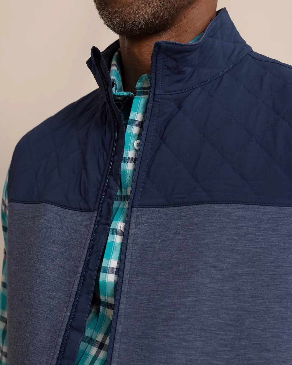 Waterfront Quilted Vest | Dress Blue
