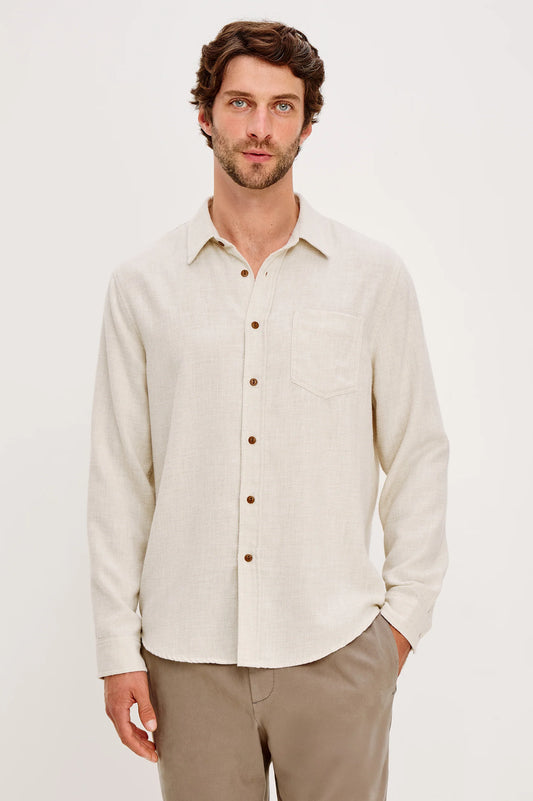 Runson Shirt | Cream Heather