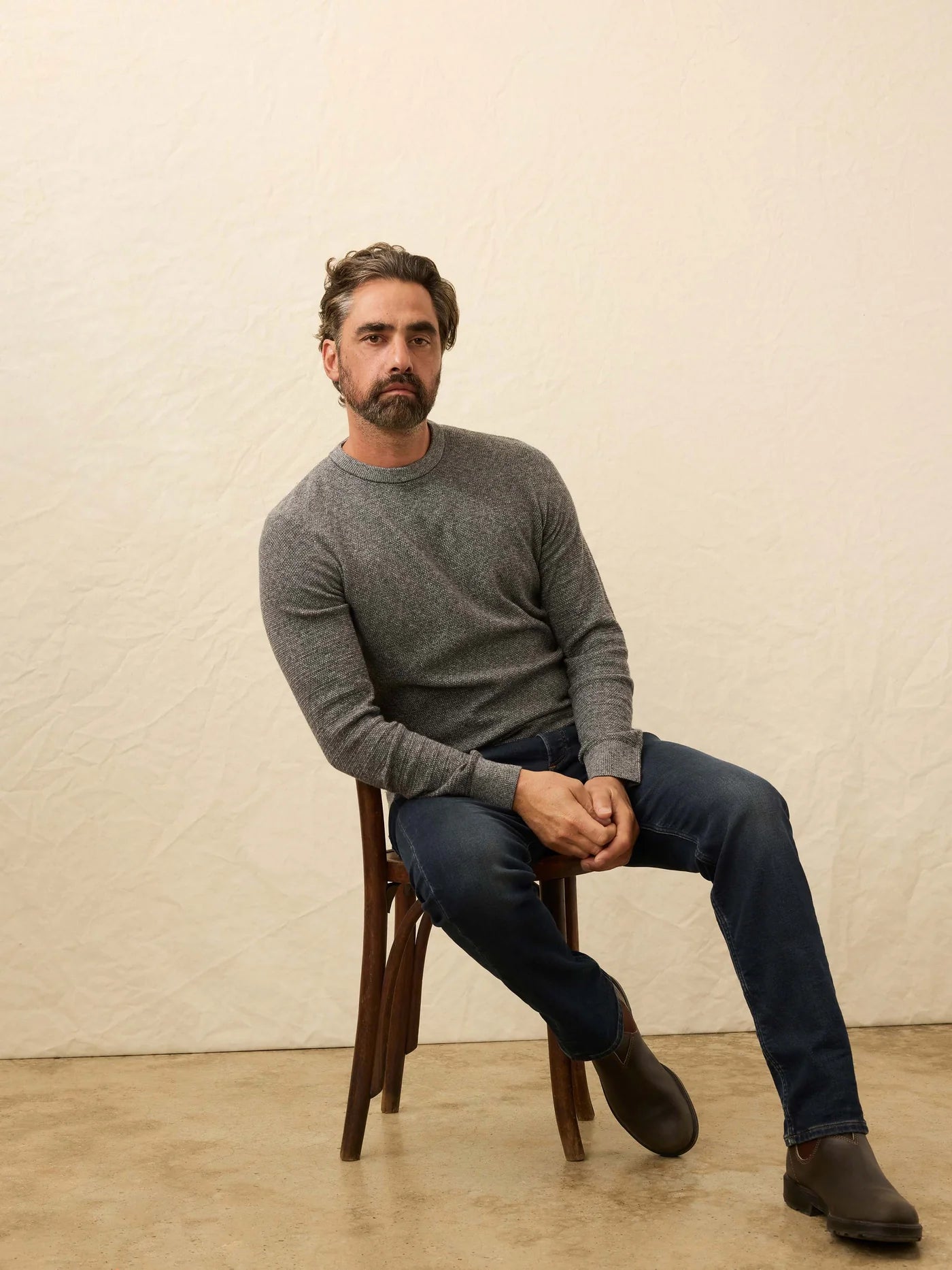 Jackson Crew Sweater | Dark Ash Feeder