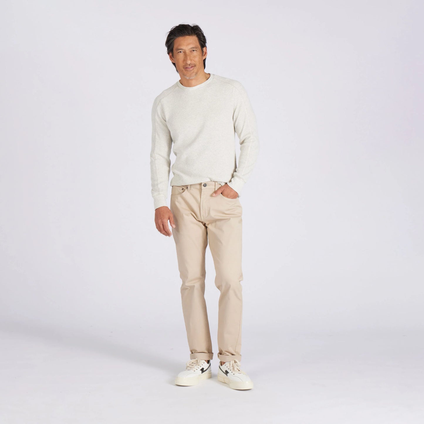 Alternative Stretch Slim Five-Pocket | Pebble