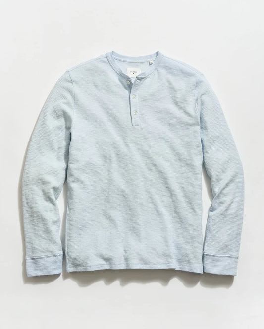 Slub Tuck Henley | Air Blue