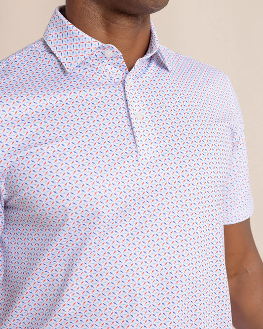 Fin-tastic Catch Polo | Classic White