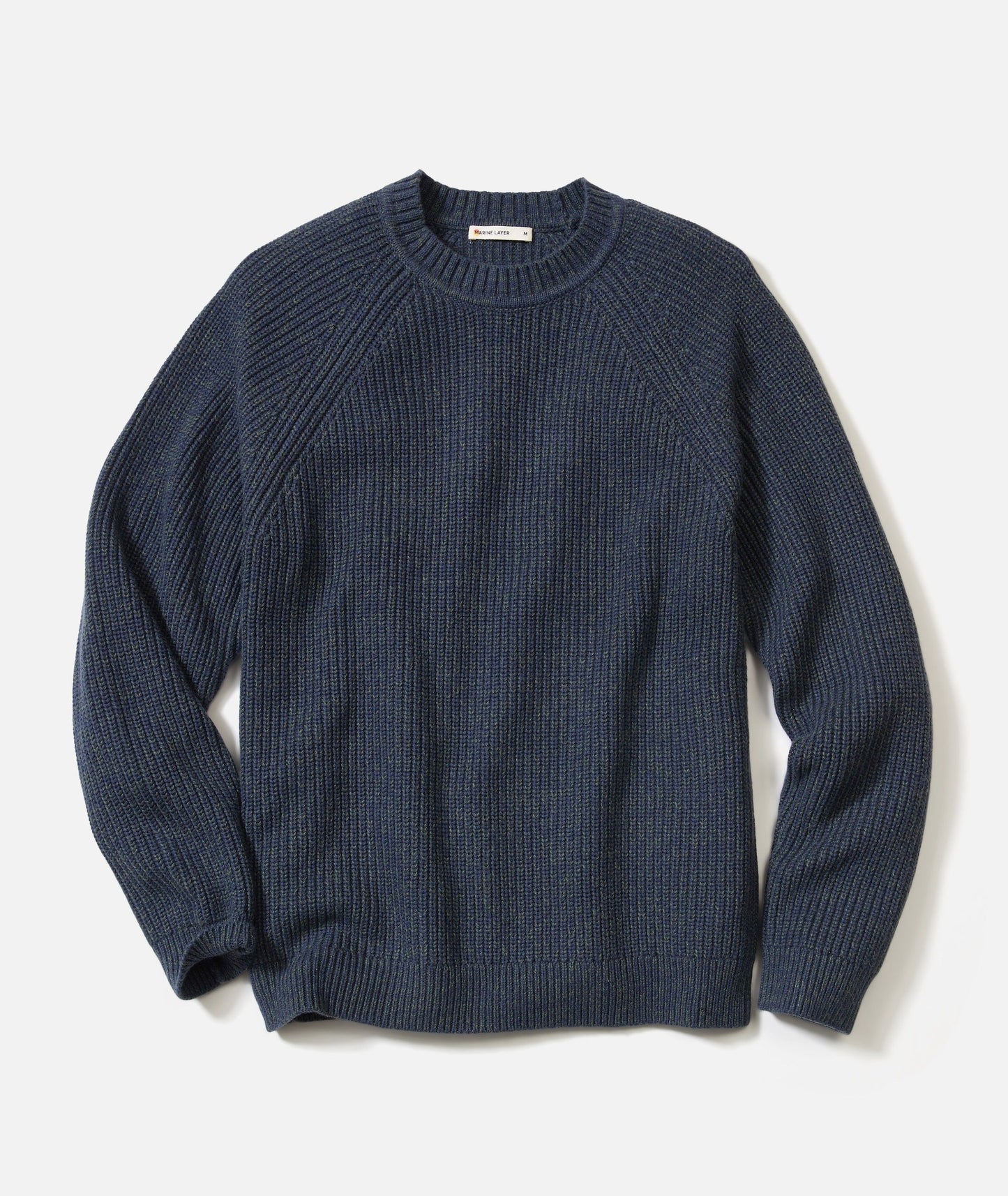 Inverness Crew Sweater | Navy/Green