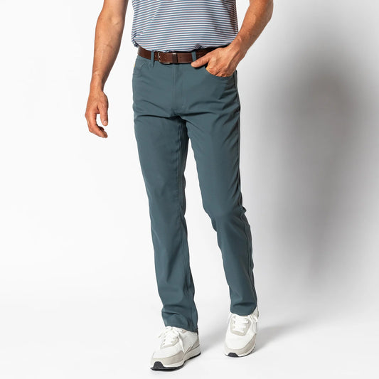 Long Drive Perf Pant | Graphite Blue