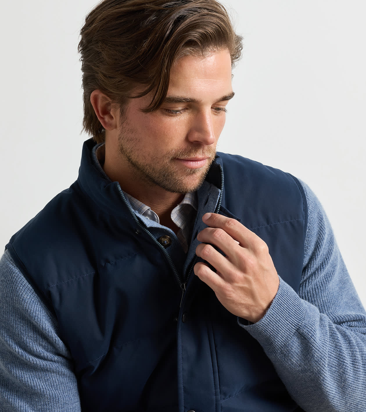 Bedford Quilted Vest | Dark Navy