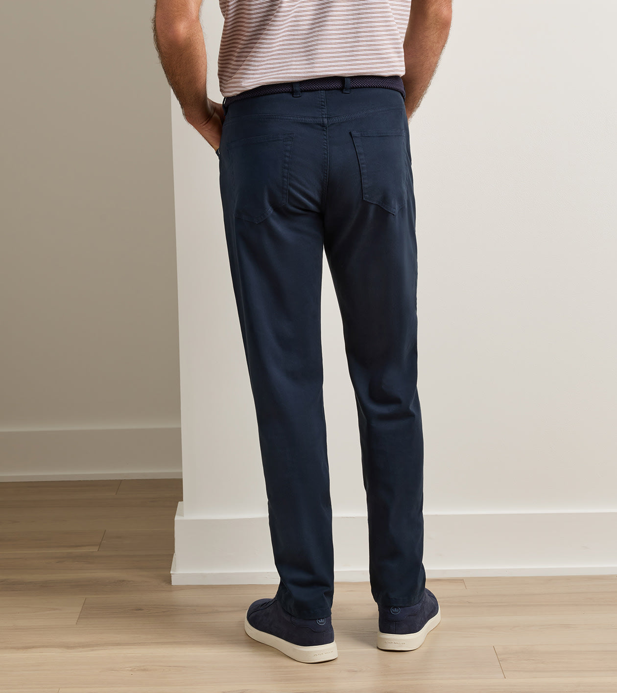 Signature Sateen Five-Pocket Pant | Midnight Navy