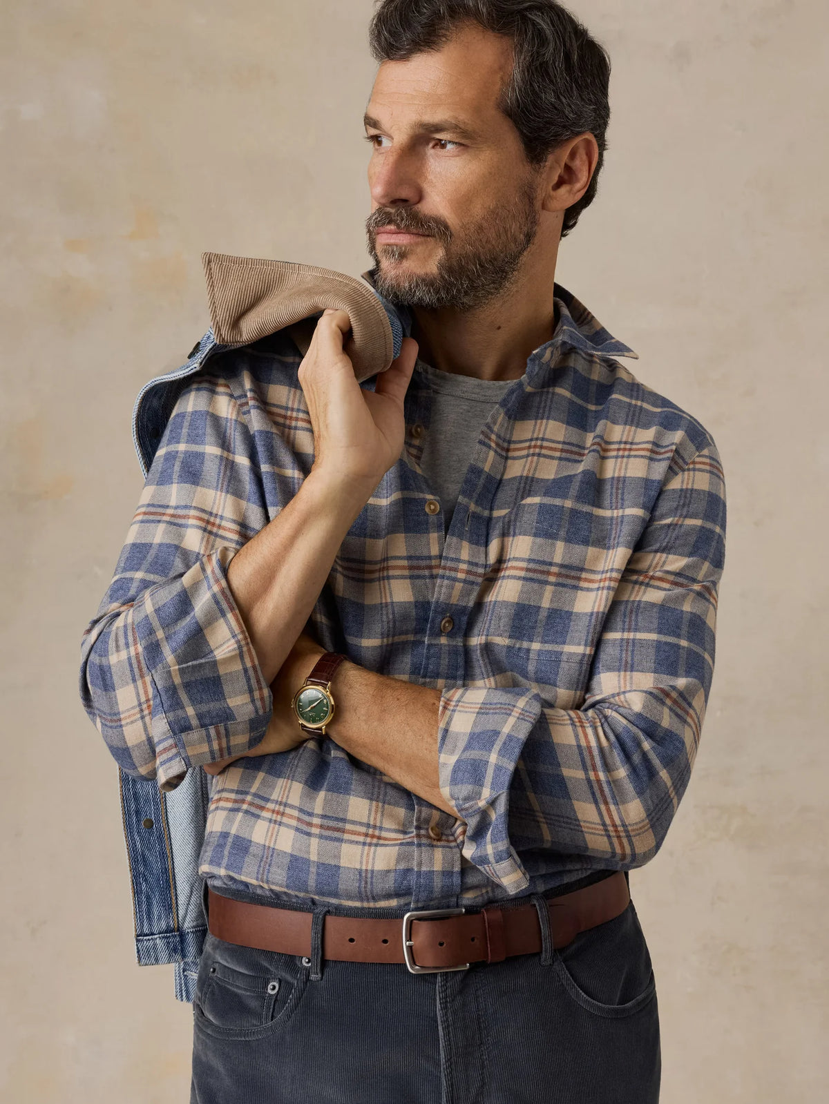 Timberline Brushed Twill Shirt | Moraine Hills Plaid