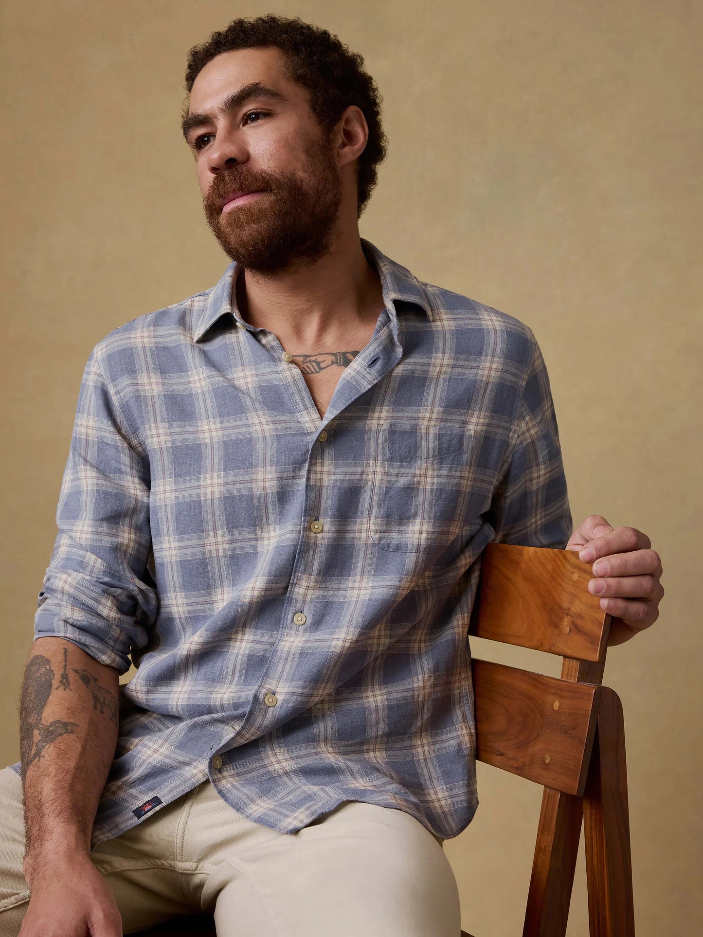 Hunting Island Shirt | Shore Flint Plaid