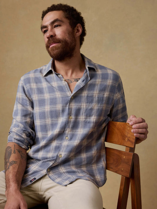 Hunting Island Shirt | Shore Flint Plaid