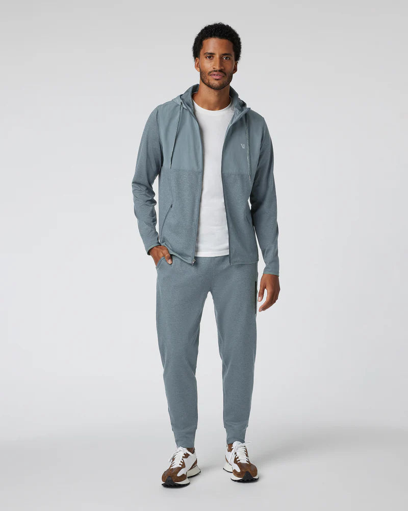 Sunday Perf Jogger | Dusty Blue Heather