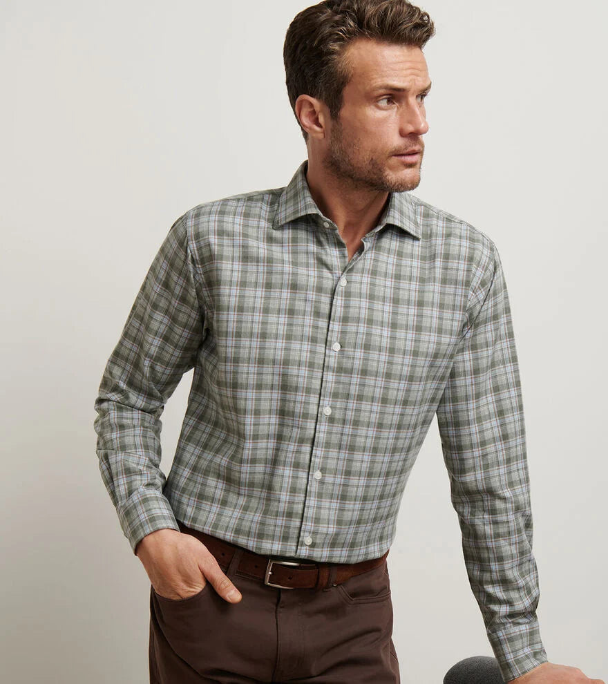 Whitecap Flannel Sport Shirt | Basil
