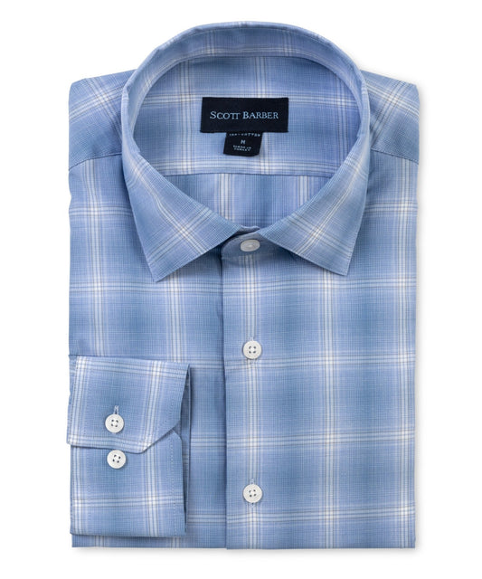 Canclini Poplin Plaid | Blue
