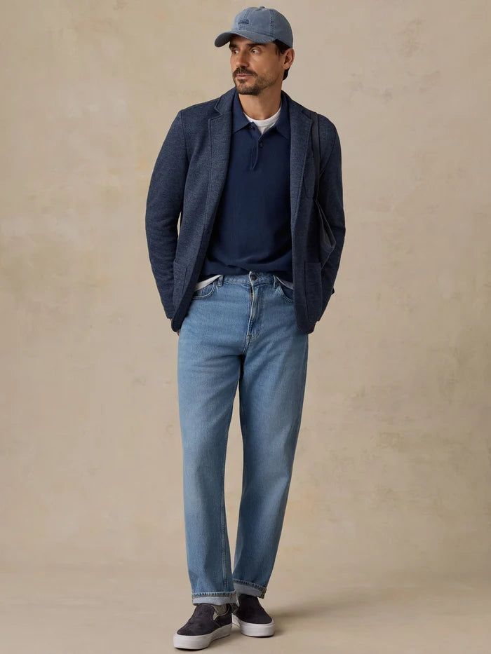 Sunwashed Sweater Polo | Blue Nights