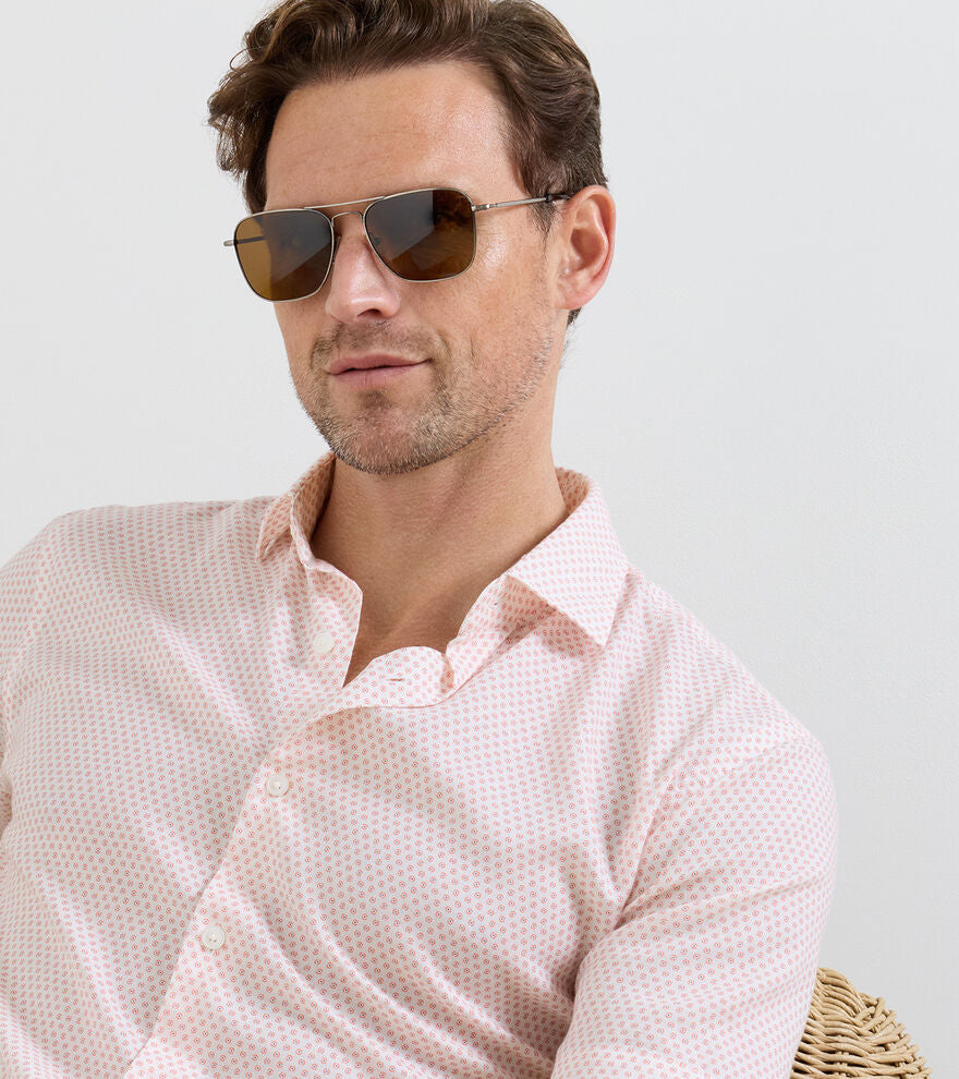 Tamarama Cotton Lyocell Sport Shirt | Venetian Pink