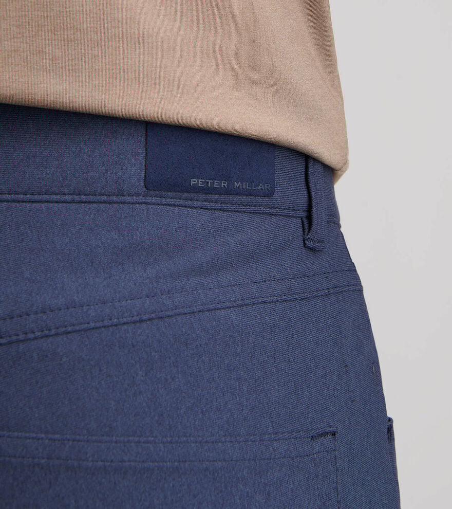 Brevard Perf Flannel Five-Pocket Pant | Navy