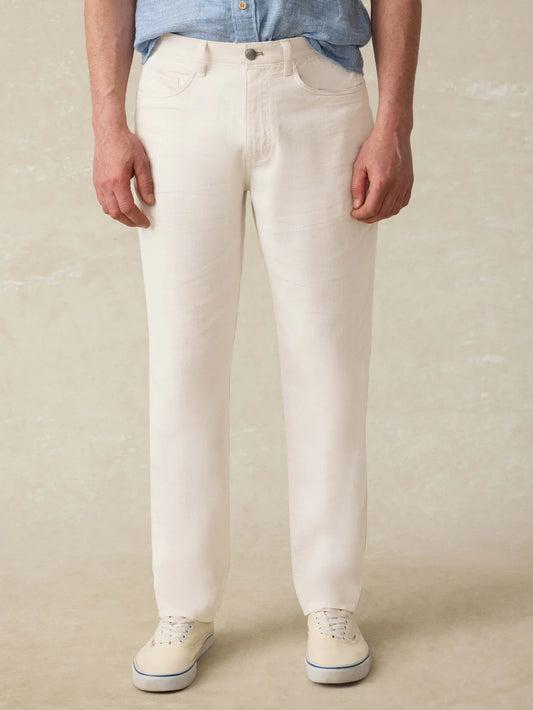 Movement Linen 5 Pocket Pant | Dorset Sand