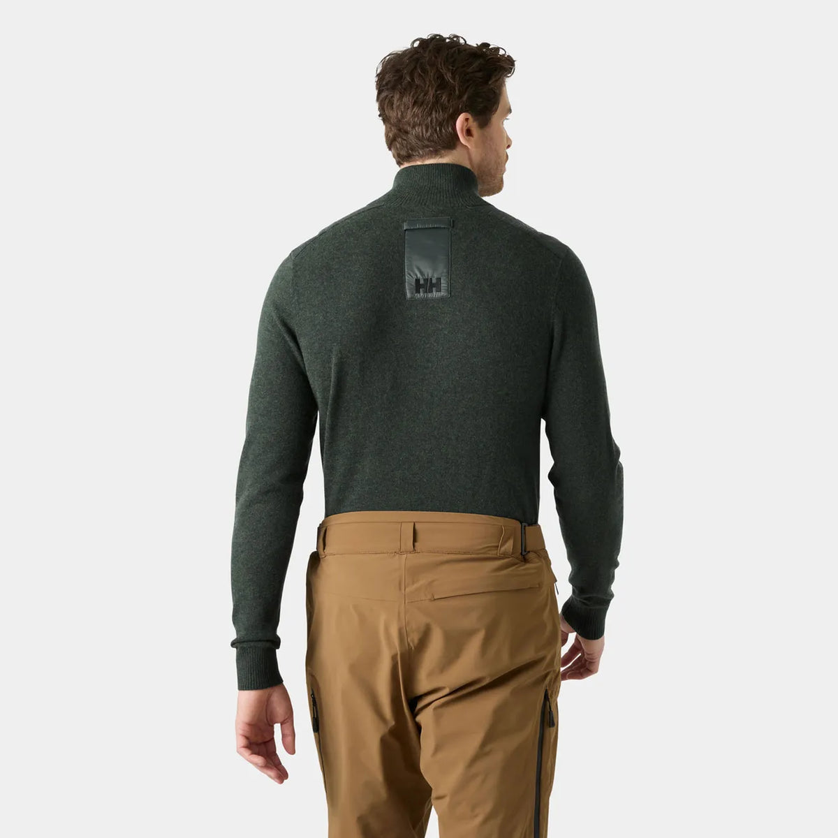 Afton Knitted 1/2 Zip | Dark Jungle