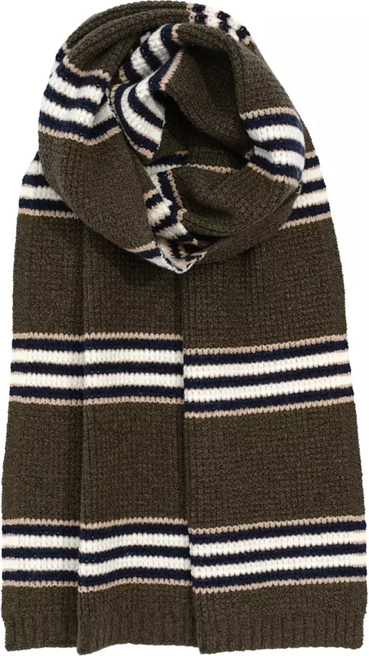 Jackson Stripe Scarf | Olive Heather
